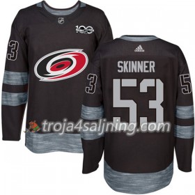 Carolina Hurricanes tröja Jeff Skinner 53 1917-2017 100th Anniversary Adidas Svart Authentic - NHL Tröjor Herr